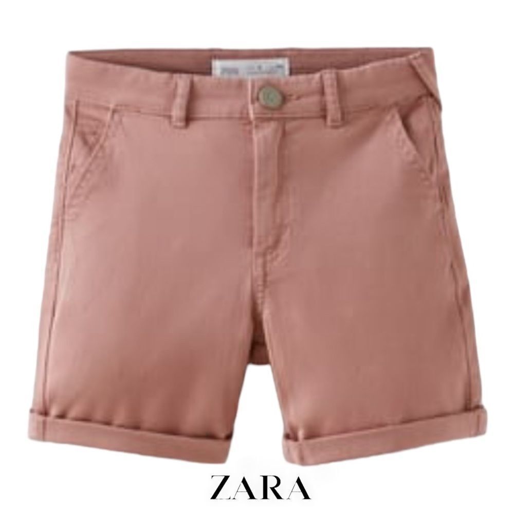 ZARA Kids | Pale Pink | BASIC CHINO SHORTS